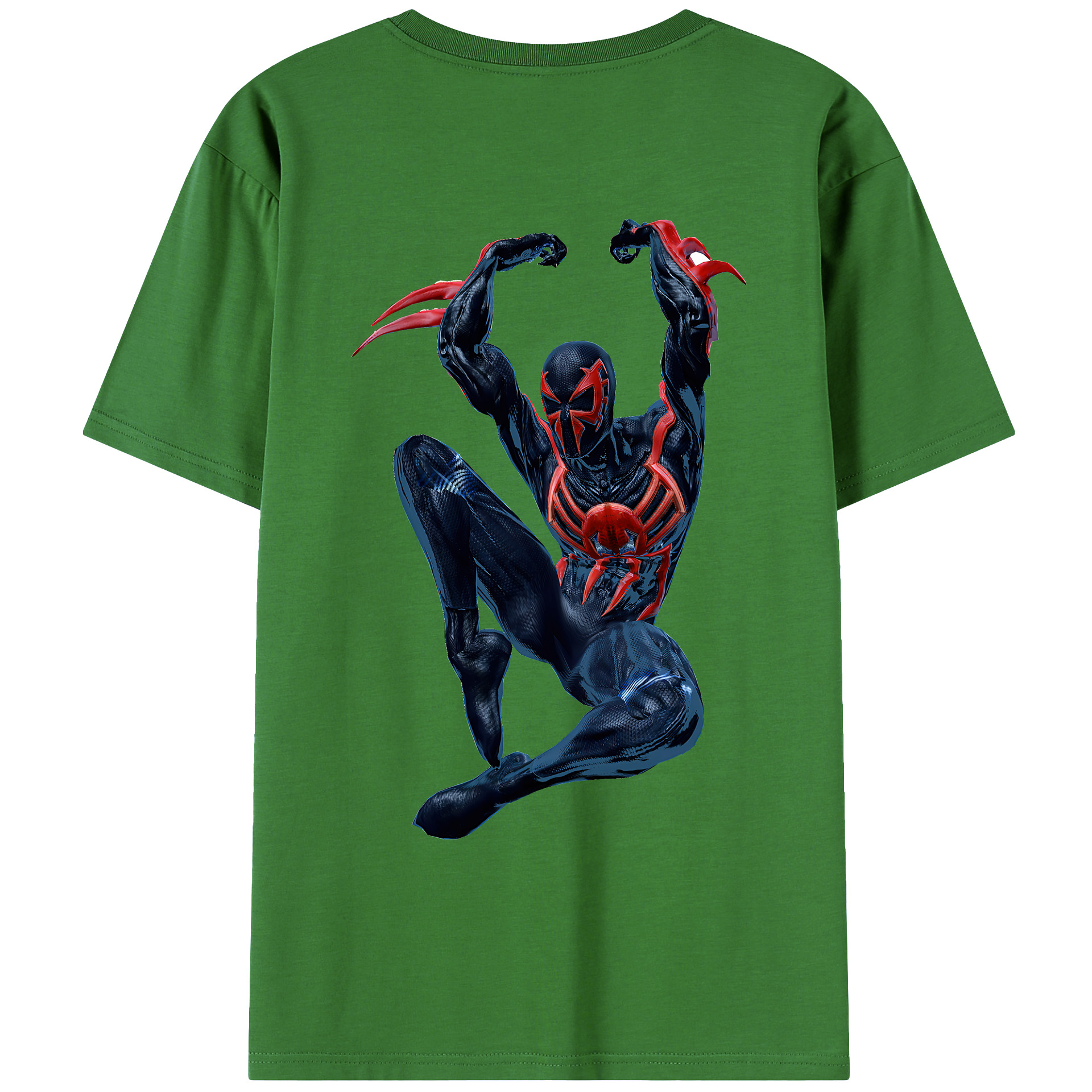 （画像用） Spider Man スパイダーマン レディース半袖Tシャツ(バックプリント)